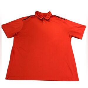 Nike Golf Tour Performance Dri-Fit Men’s Size XXL Orange Black Polo Shirt